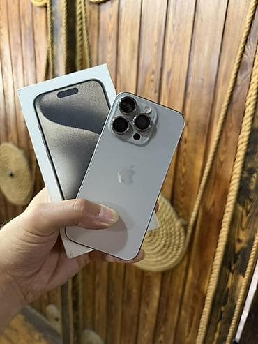 IPhone 15 Pro, Natural Titanium, Face ID — 1