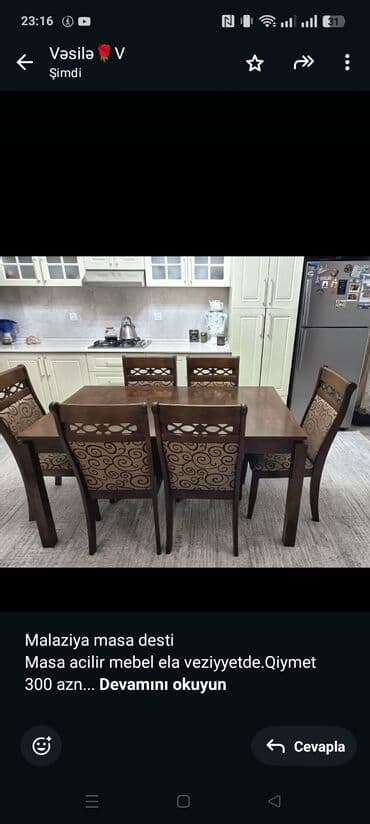 plasmas masa: Malaziya masa desti Masa acilir mebel ela veziyyetde.Qiymet 300 azn — 1