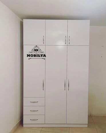 qapı modelleri: Yeni, Açılan, 3 qapılı Düz dolab, Qarderob, paltar dolabı, Azərbaycan — 1