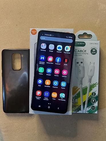 samsung galaxy a6 ekran: Samsung Galaxy A21S, rəng - Qara, Barmaq izi, Face ID — 7