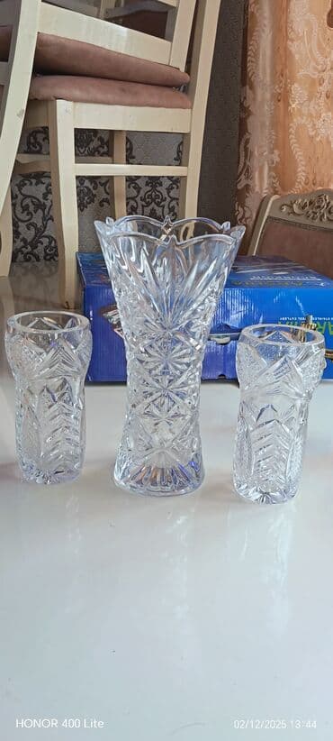 Süni güllər: Vaza dəsti, Xrustal — 2