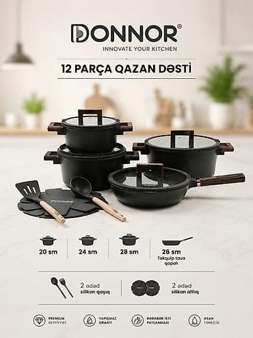 tunc qazan: Qazan, rəng - Qara, Qranit — 1