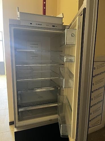 paltar yuyan masini: İşlənmiş 2 qapılı Bosch Soyuducu Satılır, rəng - Qara — 3