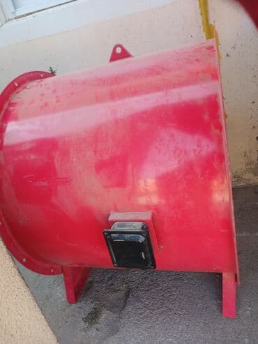 Sənaye tipli kanal (ox) ventilyatoru - Korpus: metal, silindrik