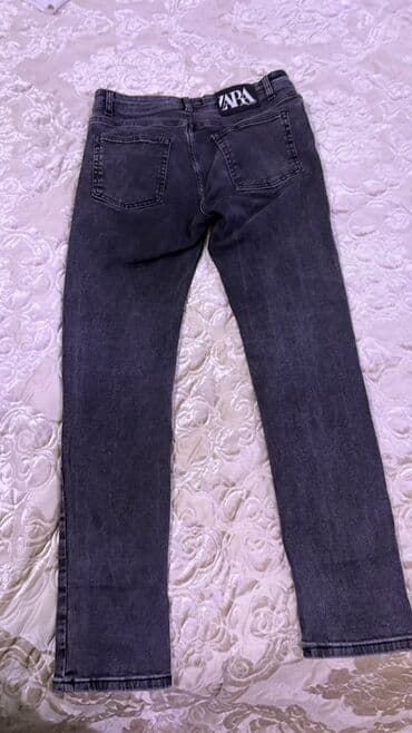 серые мужские ботинки: Мужские джинсы, Zara — 2