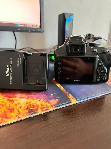 Техника и электроника: Fotokamera Nikon D3400 ideal veziyyetdir Adabtri var, Cantasi var — 2