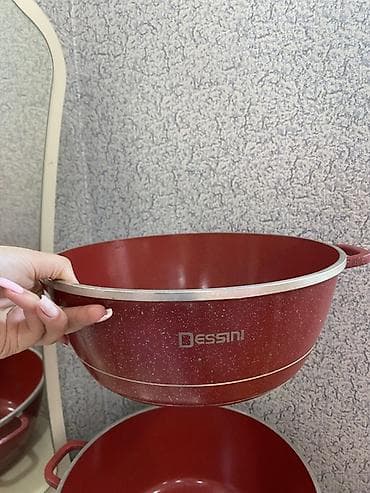 qab desdi: Qazan, rəng - Qırmızı, Qranit — 4