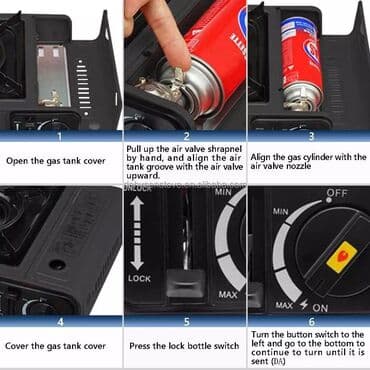 газовая плита настольная в баку: Qaz sobası Stolüstü, 1 gözlü, Yeni — 2