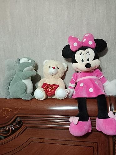Plyuş oyuncaqlar dəsti - 1 ədəd böyük Minnie Mouse plyuş oyuncaq –