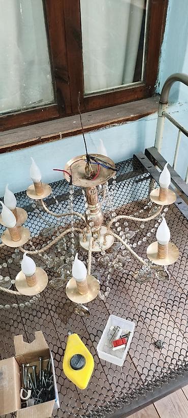 çilcıraq: Çılçıraq, 8 lampa, Metal — 1