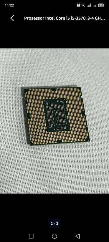 komputer prosesor: Intel Core i5-3570 prosessor - Model: Intel Core i5-3570 (SR0T7) - — 2