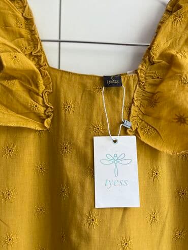 qizlar ucun ketalar: Yeni. Kətan don. 14-16 yaş. 25 azn. Çiyindən uzunluğu 100 sm — 3