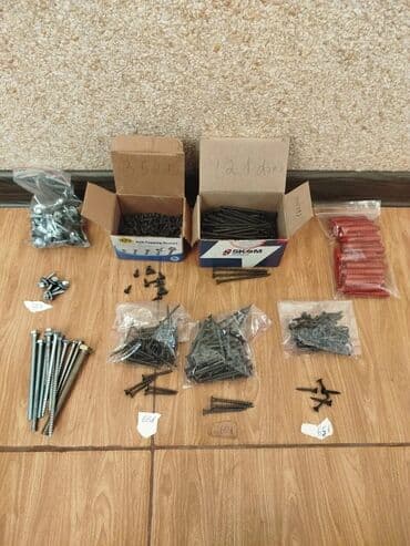 Quraşdırma və bərkidici dəst - Müxtəlif ölçülü və növlü vintlər lalafo.az -da Quraşdırma və bərkidici dəst - Müxtəlif ölçülü və növlü vintlər