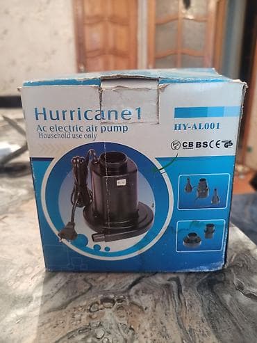 Hurricane1 HY-AL001 – elektrikli hava nasosu (AC) Məişətdə istifadə