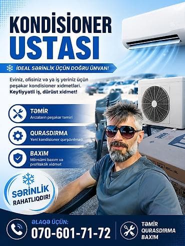 Elektronika: Kondisioner ustası. Bütün növ kondisionerlərin təmiri — 1