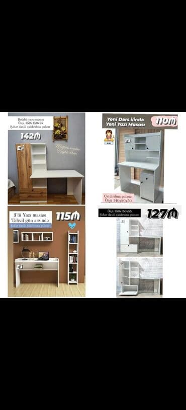 yazı masa: Təknəfərlik çarpayı, Dolab, Türkiyə, Yeni — 3