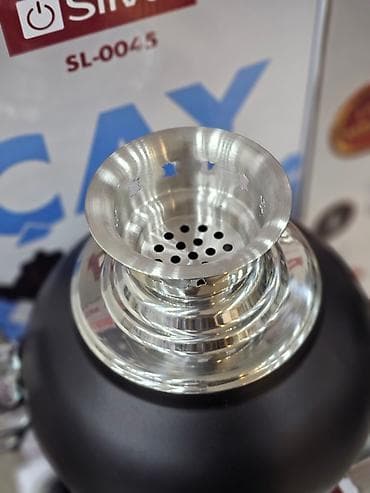 samovar cay: Elektrikli samovar silver model: sl-0045 elektri̇k semaver 4l — 5