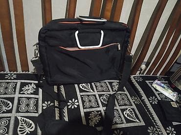 fujitsu laptop computers: Noutbuk üçün çiyin çantası - Rəng: qara, narıncı detallı - Material — 5