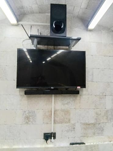 Divar quraşdırması üçün TV və səs sistemi komplekti - Ekran: LG LED