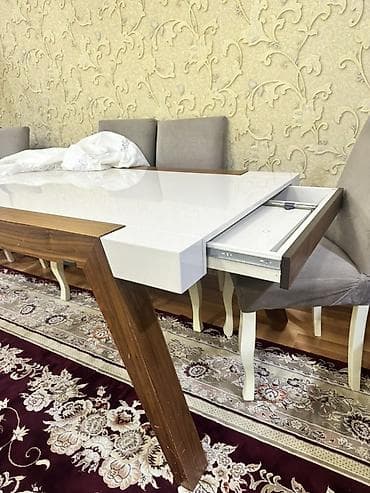 mdf stol: Qonaq masası, Açılan, MDF, Dördbucaq masa — 2