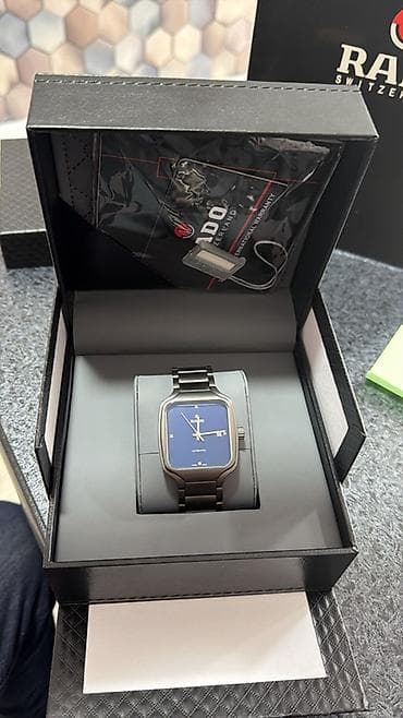saat rado: Yeni, Qol saatı, rəng - Qara — 1