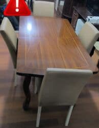 Acilan masa +4 stul normal veziyetde .stullar kojadi lalafo.az -da Acilan masa +4 stul normal veziyetde .stullar kojadi