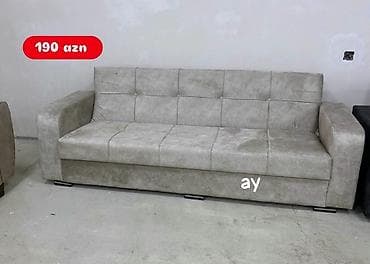 divan krislo: Mebel növü: Divan - Rəng: Açıq boz, neytral ton - Material: Yumşaq — 1