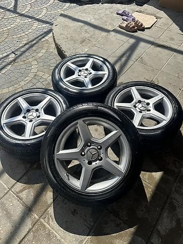 Mercedes-Benz AMG tərzli 5 şüalı yüngül lehimli disk və (4 ədəd) R16