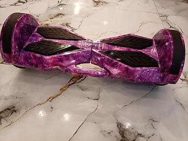 elektrik gitara: Özünütarazlayan skuter (hoverboard) – bənövşəyi “qalaktika” dizaynı — 3