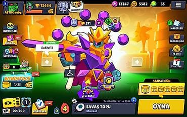 ucuz pc: Brawl Stars oyunu üçün oyun hesabı - Kupa sayı: 12 464 - Prestij: 7 - — 2