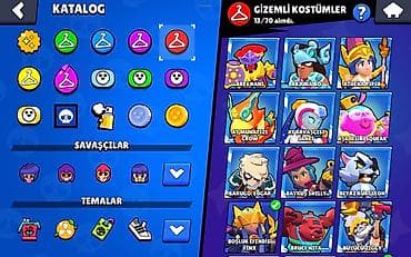 random hesab az: Brawl Stars hesabı – yüksək trophy və tam kolleksiya - Kupa yolu: 72 — 8