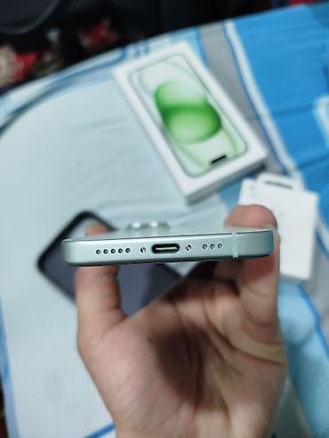 iphone usb: IPhone 15, 128 GB, Yaşıl, Face ID — 4