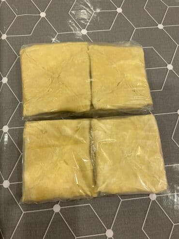 Məhsul: Hazır yuxa/qat-qat xəmir paketləri Təsvir: - Dördkünc