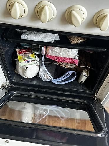 panel cit: Qaz plitəsi və soba kombi - 4 qaz ocağı: müxtəlif ölçülü gözlər — 5