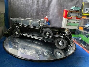 metbex tavan modelleri: Коллекционная модель Mercedes-Benz 770K Pullman W150 Black 1938 Road — 29