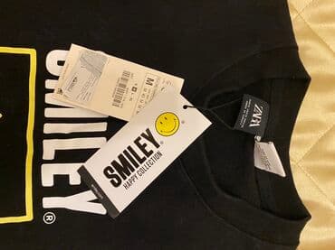 zara xs: Svitşot, Zara, M, rəng - Qara — 3