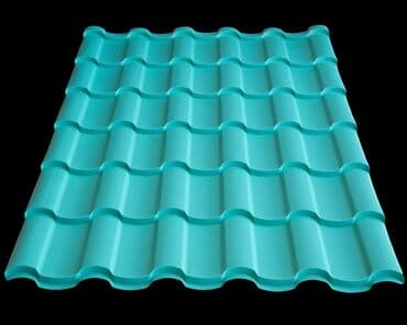 Metal dam örtükləri, rəng - Firuzəyi, Pulsuz çatdırılma, Zəmanətli, Kredit yoxdur