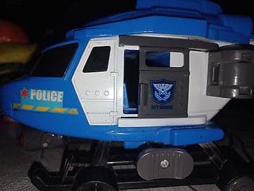 Uşaq oyuncağı – Polis helikopteri - Rəng: mavi-ağ, “POLICE” və “CITY