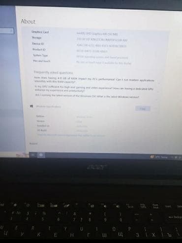 Noutbuklar və aksesuarlar: Acer Extensa 215-31 noutbuk Texniki göstəricilər: - Prosessor: Intel — 5