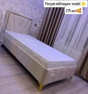 качели в баку: ✨ *Möhtəşəm Tek Nəfərlik Çarpayı* ✨ 🔸 Ölçü: 90×200 🔸 Parçalı model – — 1