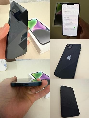 iphone 14 ucuz: IPhone 14, 256 GB, Midnight, Face ID — 1