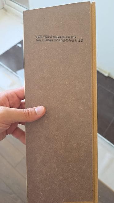 qapı mdf: Məhsul: Laminat döşəmə panelləri - Mənşə: Made in Germany (şaquli — 3
