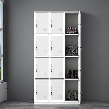 asma unitaz: Metall şkaf – 9 bölməli, kilidlənən lokker sistemi - Material: möhkəm — 1