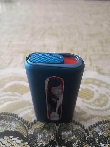 savis a e kremi: Glo tütün qızdırıcı cihaz - Rəng: mavi korpus, ön paneldə dizaynlı — 1