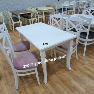стол витрина: *Bir gün ərzində çatdırılma olunan* ✔️Kuxna üçün stol stul dəsti✨✨ — 3