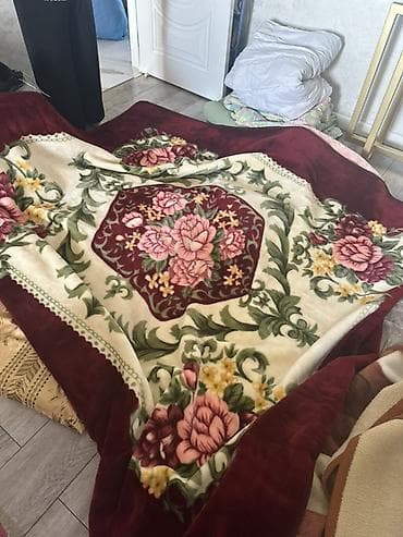 tekstil: Qalın plyonka tipli yunlu pled/yorğan - Material: yumşaq, sıx və — 2