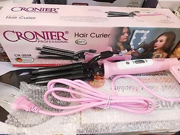 sac qiran: Saç buran maşa Cronier, 180 - 210 °C, Yeni, Pulsuz çatdırılma, Ödənişli çatdırılma, Rayonlara çatdırılma — 2