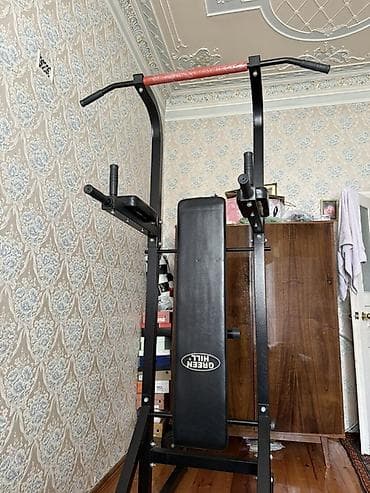 Книги и журналы: Çoxfunksiyalı ev trenajoru – turnik/dips/press dəzgahı Çox az istifadə — 2