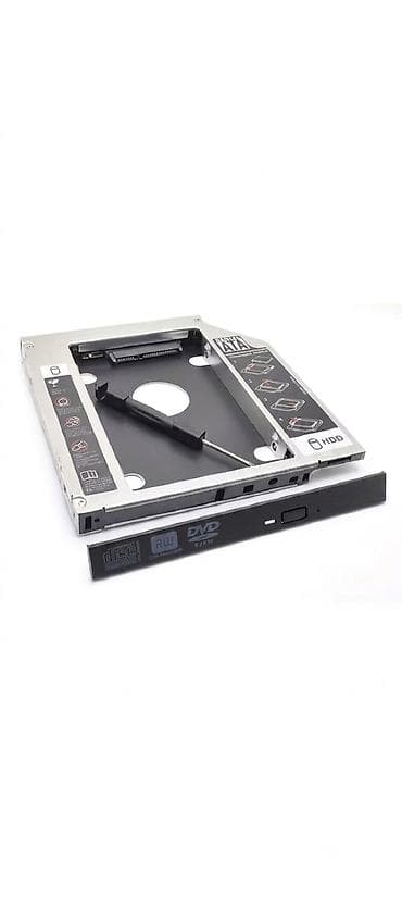 Laptop üçün HDD/SSD Caddy (SATA) – optik sürücü yerinə ikinci disk — 2