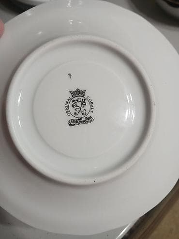 nelbeki: Nəlbəkilər, 6 ədədli dəst, rəng - Göy, Farfor, Çexiya — 2